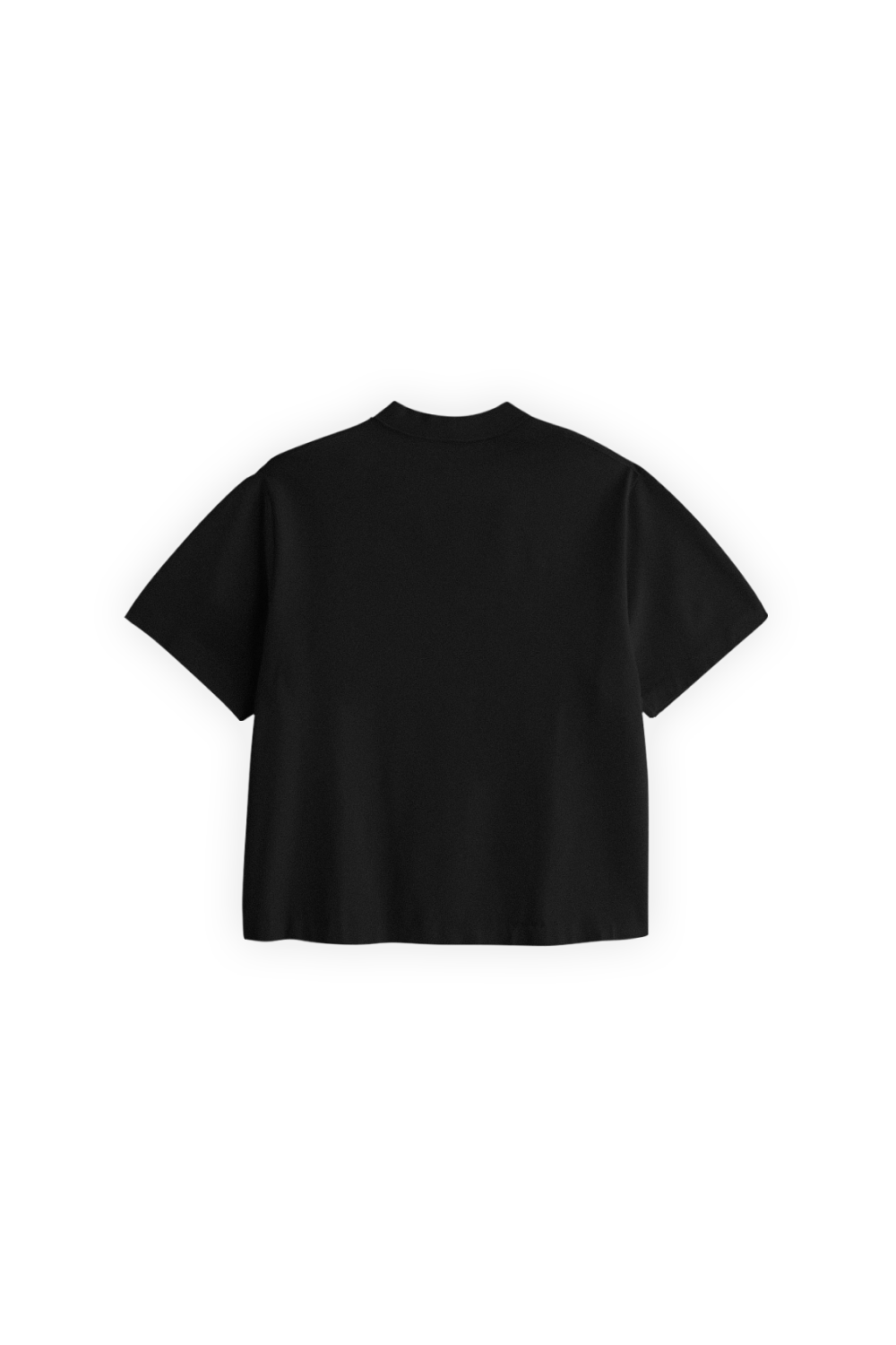 Hot Moms Crop Tee Black