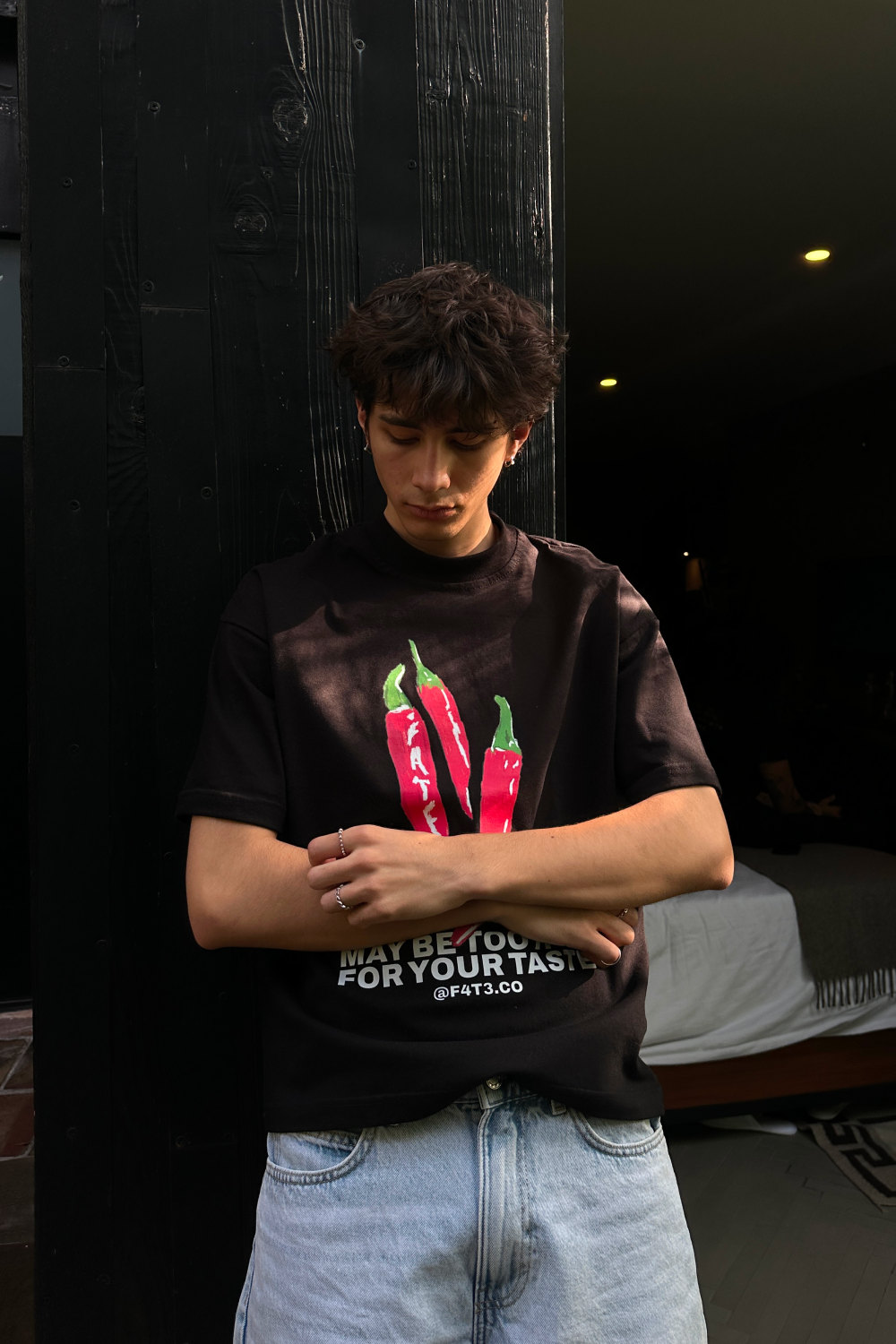 May Be Too Hot Tee Black