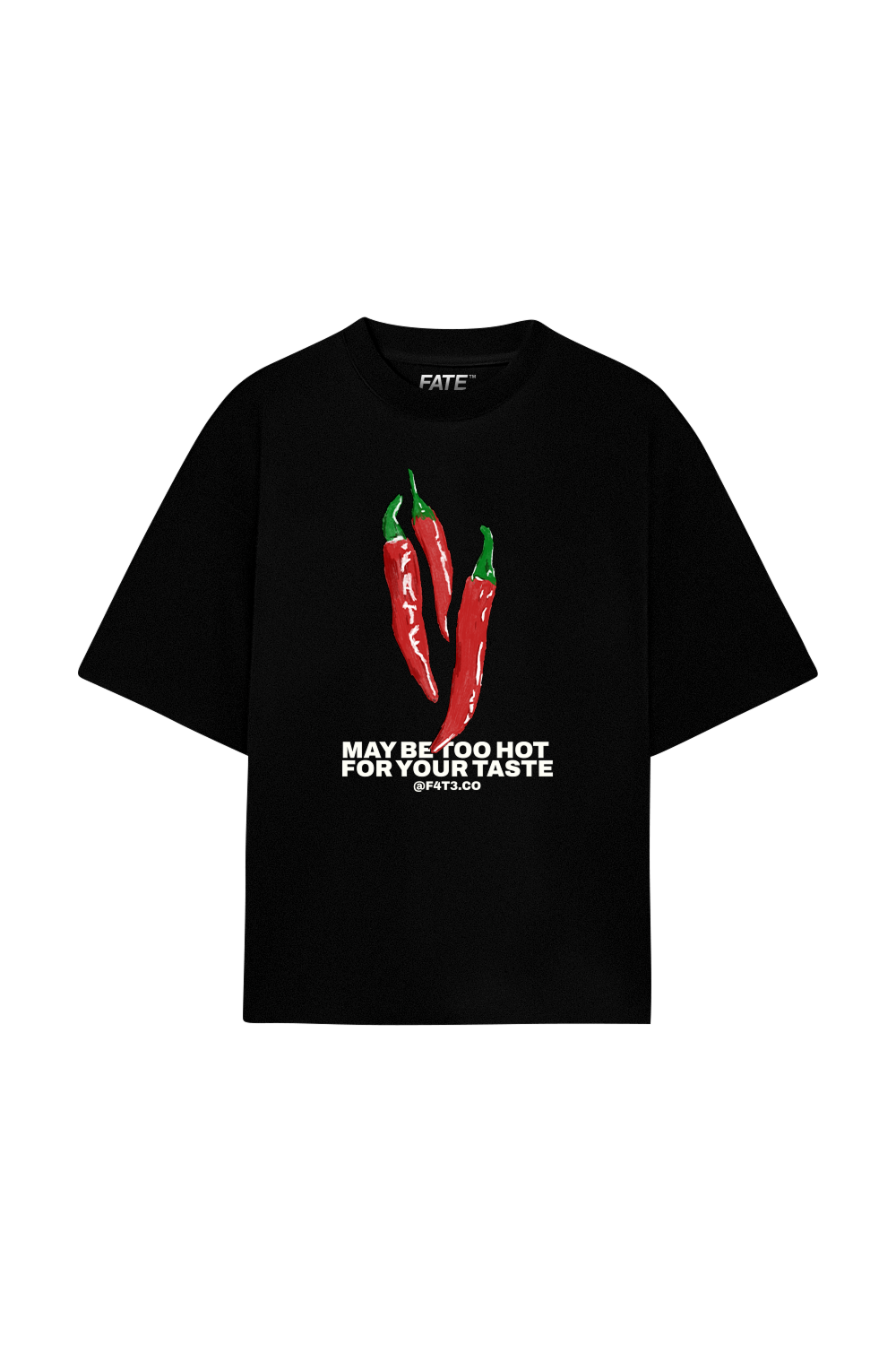 May Be Too Hot Tee Black