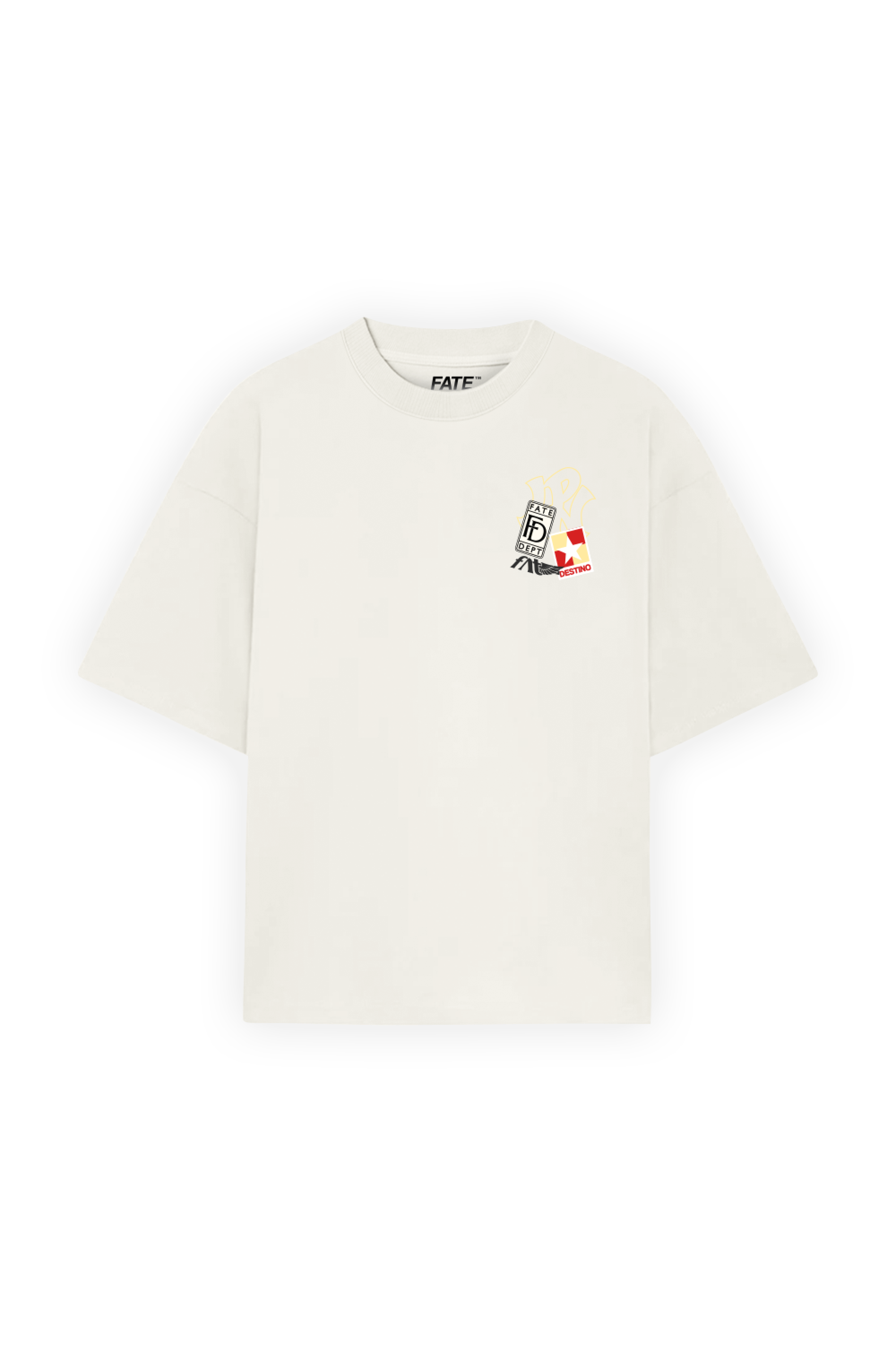 Racing Patches Tee Beige