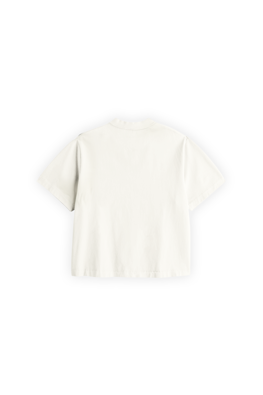Hot Moms Crop Tee Ivory
