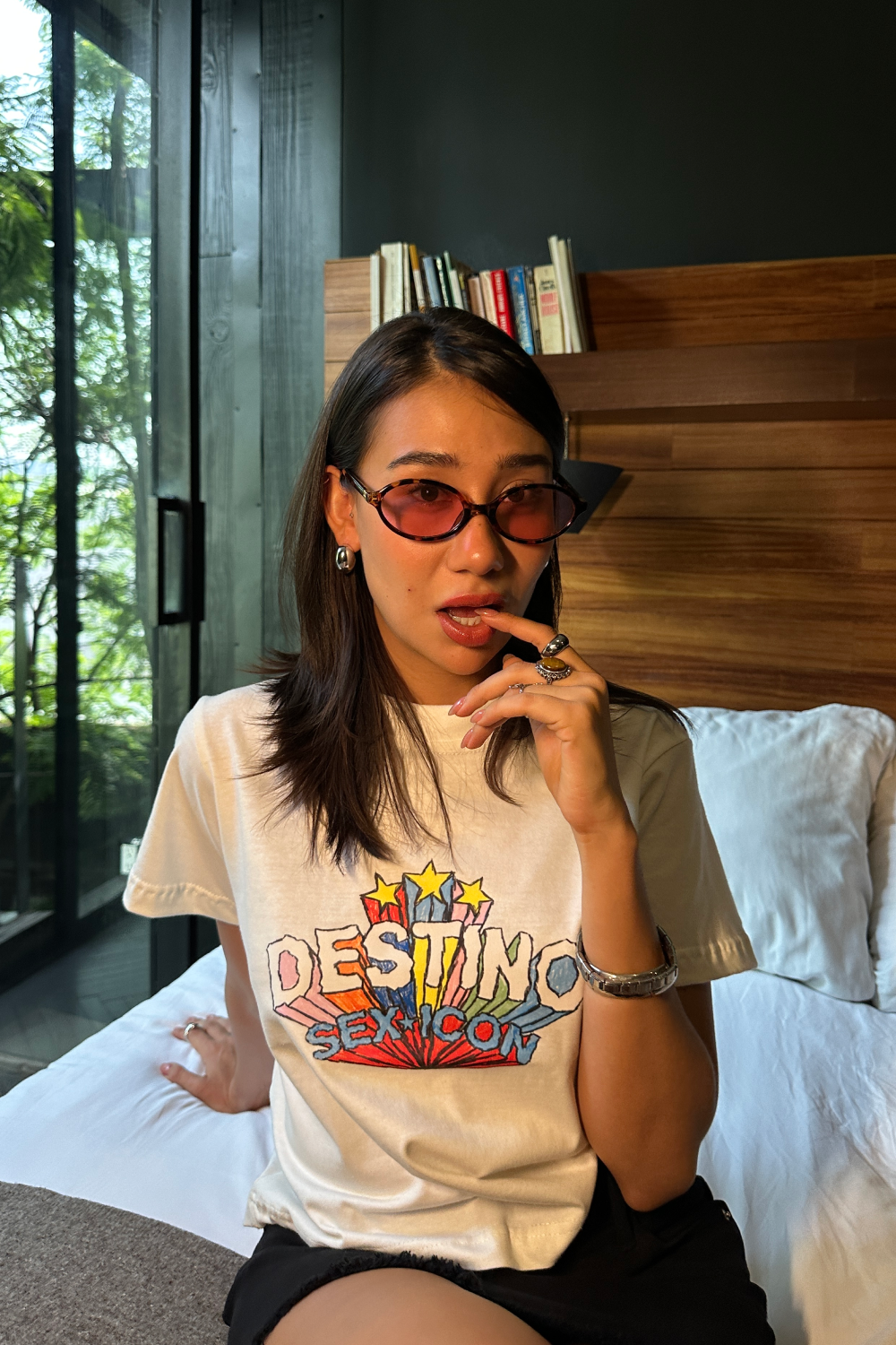 Sex Colors Crop Tee Ivory