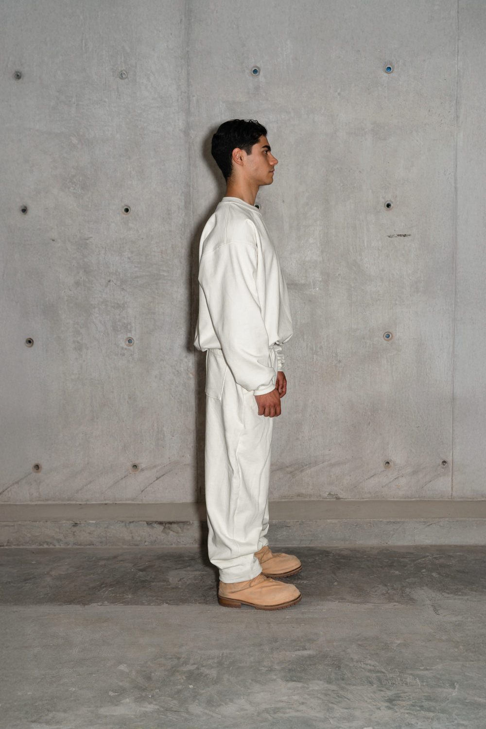Ivory Crewneck 450 GSM