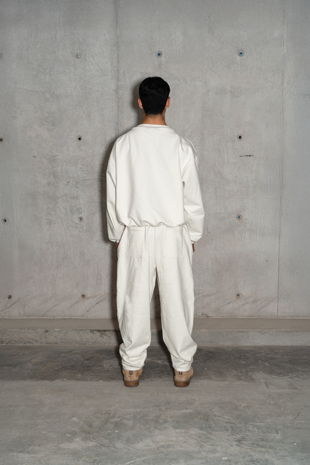 Ivory Crewneck 450 GSM