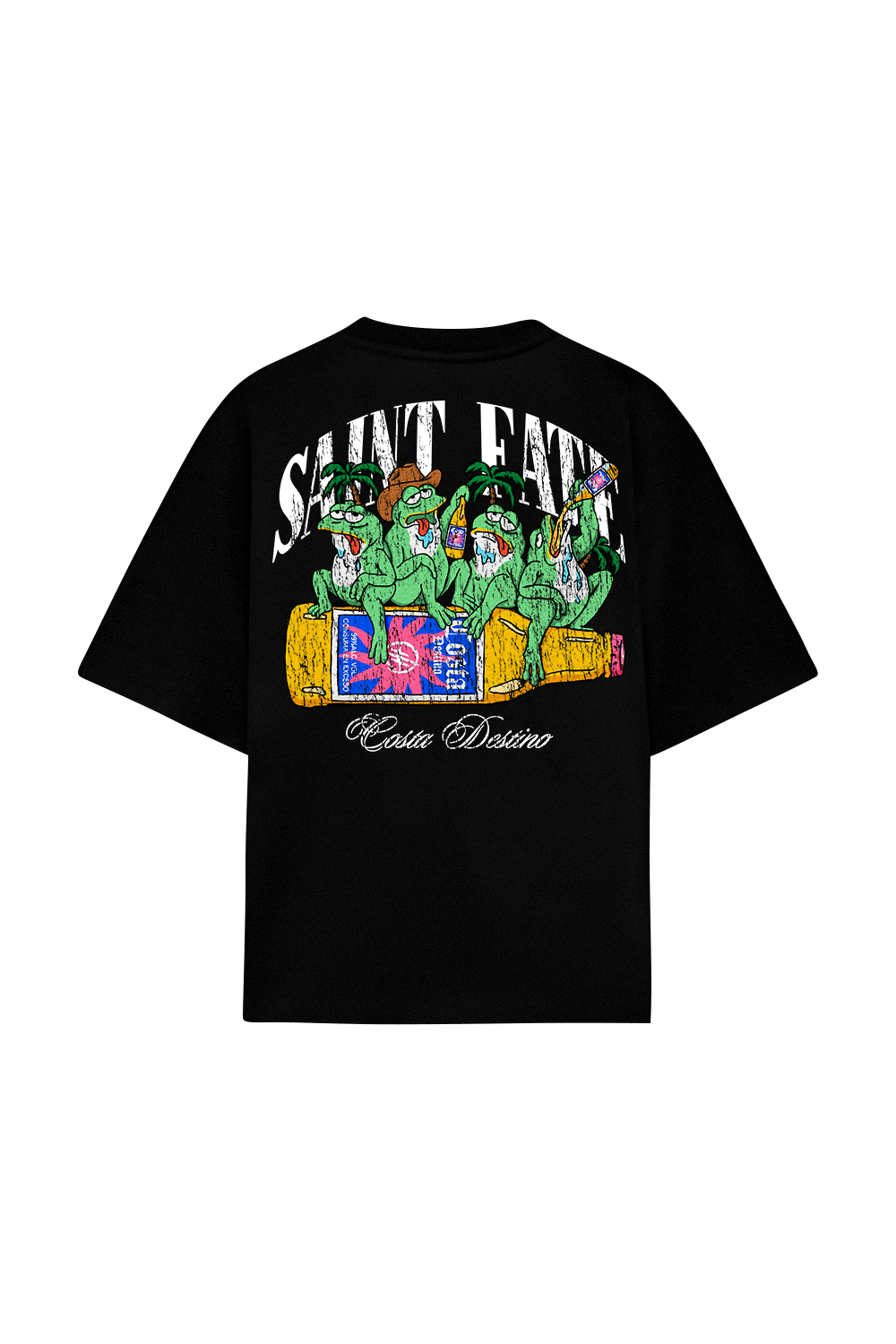 Drunk Frogs Tee Black