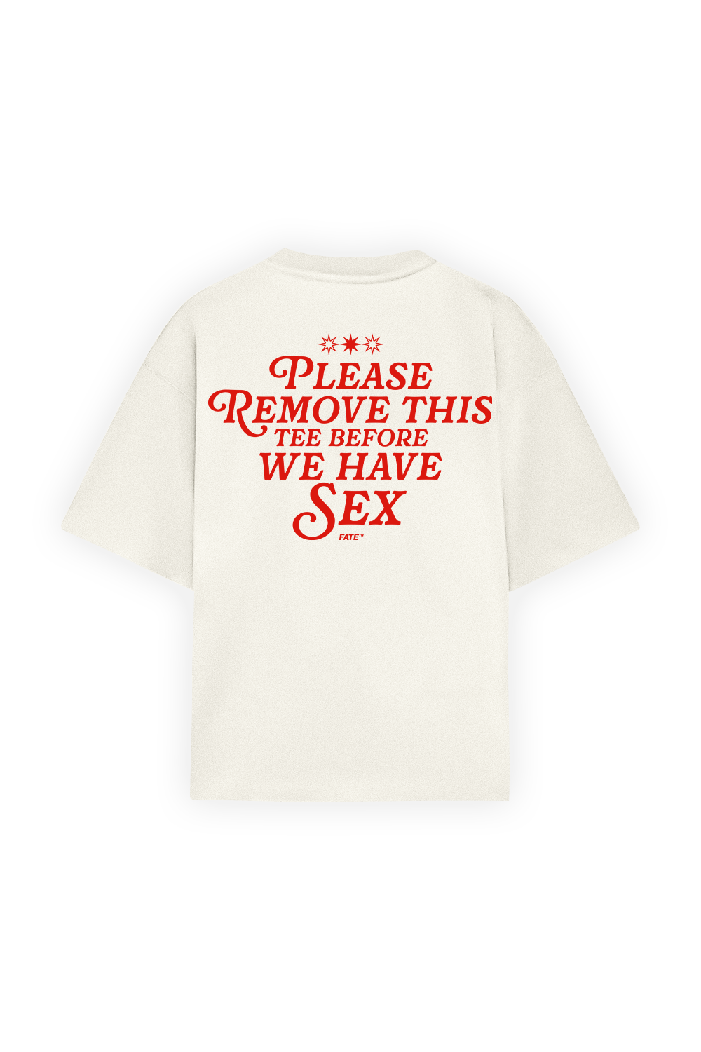 Please Remove This Tee Beige