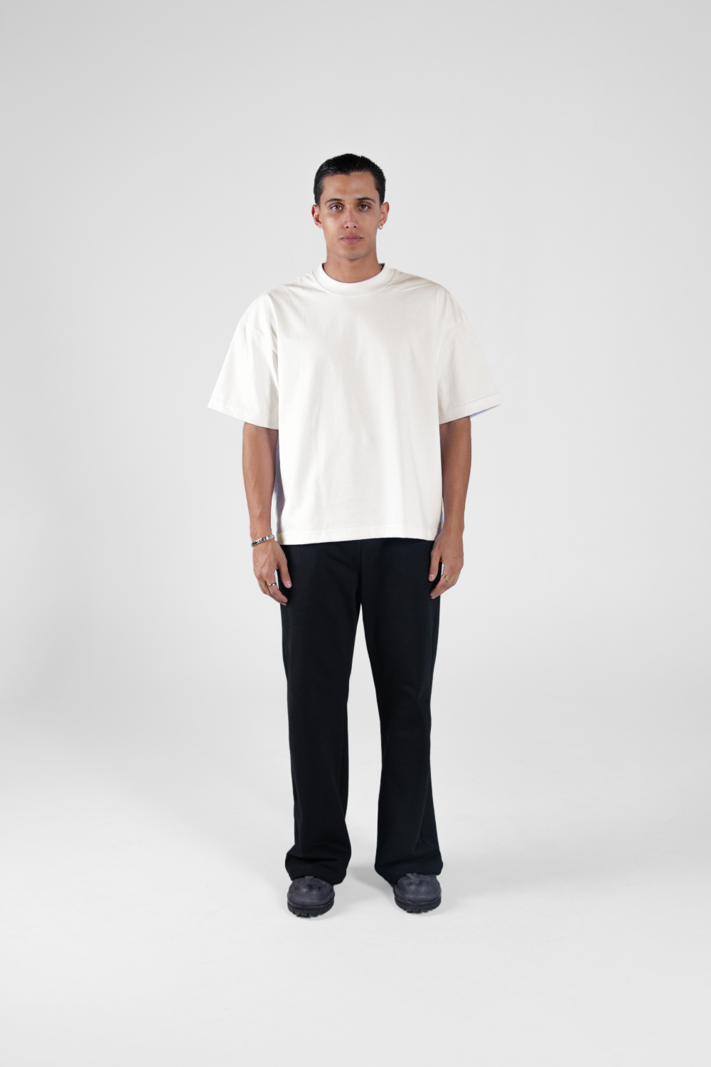 Boxy Tee Beige 250 GSM