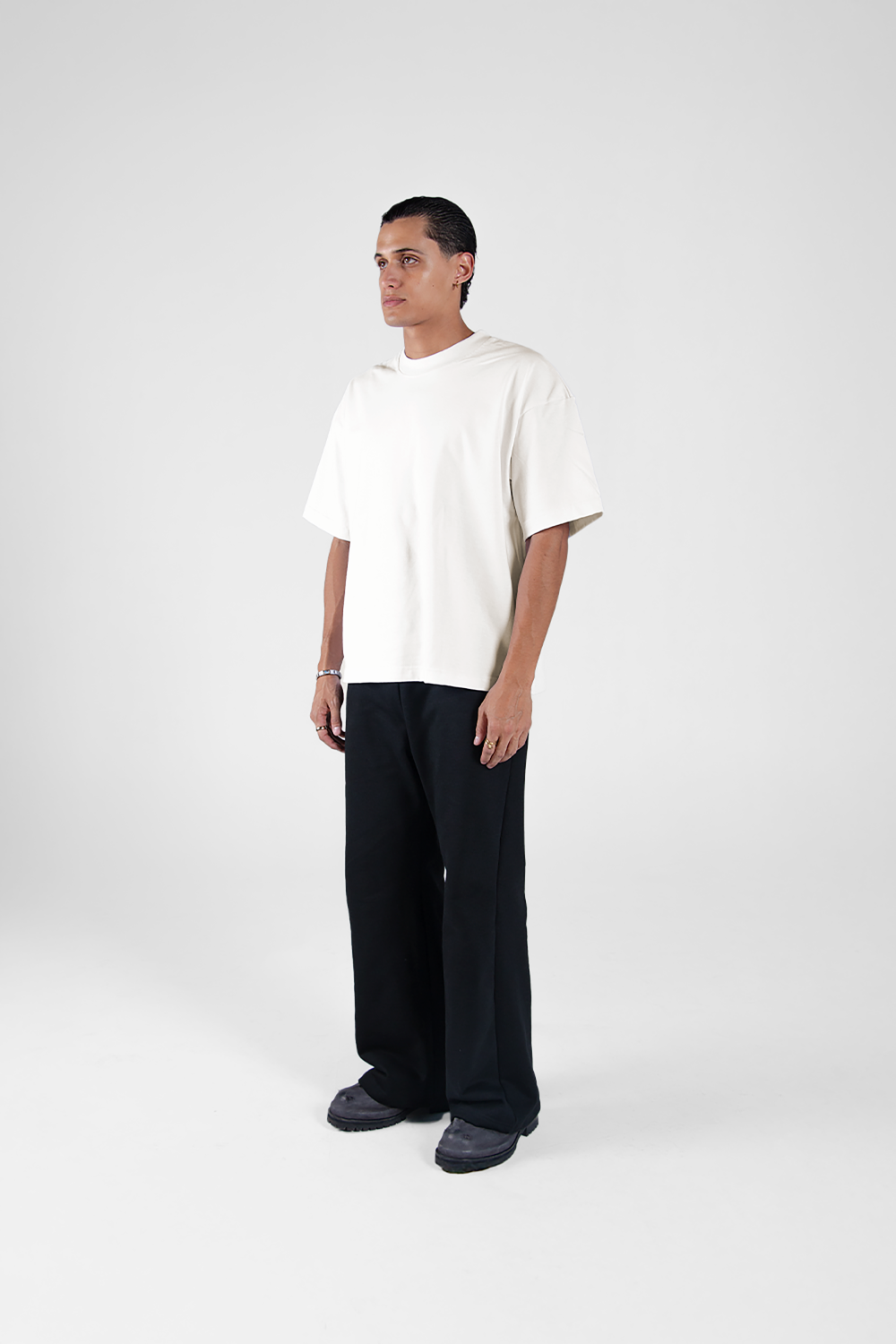 Boxy Tee Beige 250 GSM