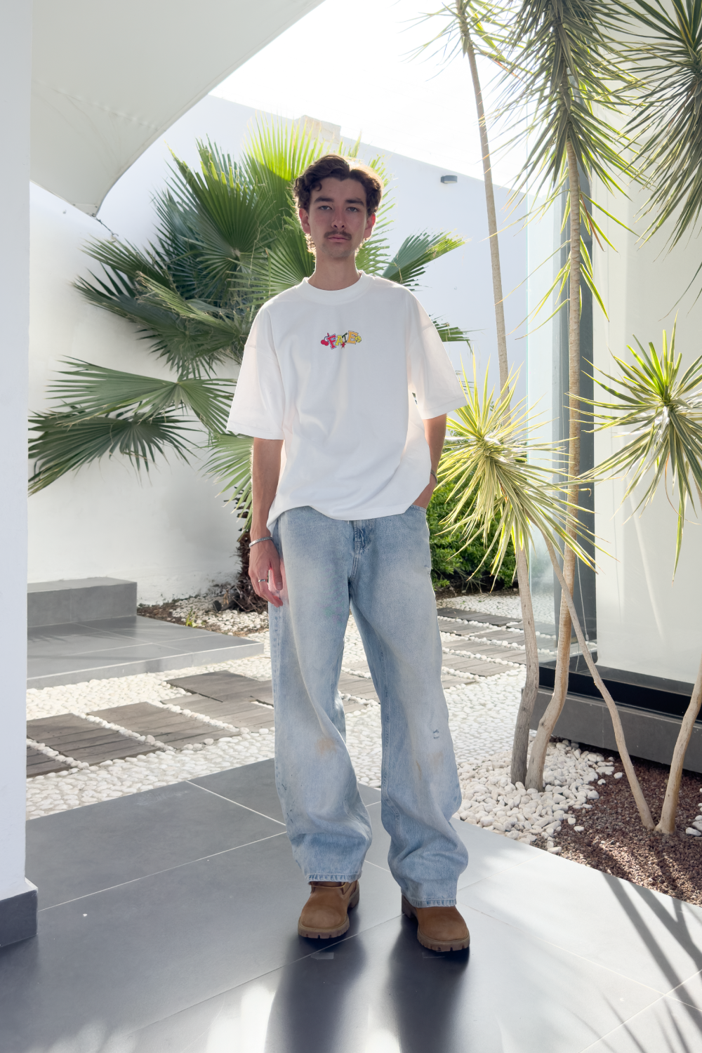 Sex Icon Cherry Tee Beige